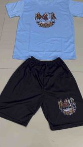 setelan kaos atasan dengan celana pendek anak usia1-10tahun sablon karakter MOBILE LANGEND