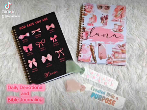 God Says You Are Daily Devotional Journal - SOAP Bible Study Method (90 days daily devotional sheet + notes section - hardbound)