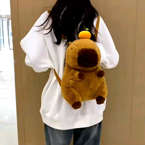 Tas ransel wanita backpak capybara tas beruang lucu tas ransel capybara lucu tas wanita import terbaru tas capybara