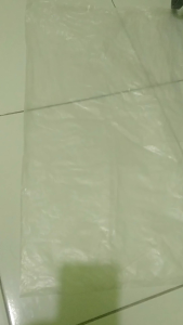 Plastik buram tebal ukuran 40x60cm second