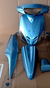 Cover body full halus yamaha mio sporty biru telur asin