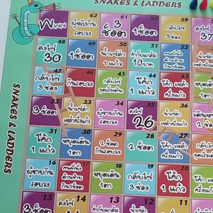 เกมส์บันไดงูวงเหล้า02 มาพร้อมอุปกรณ์การเล่นเกมส์