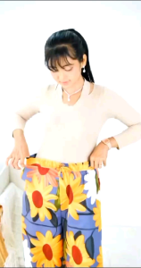 Celana Kulot Wanita Rayon Hommy Motif Bunga Bali Edition