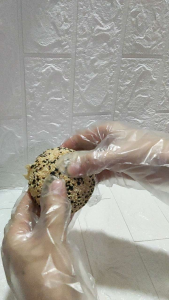 3Q Flaky Mooncake Homemade 1pcs (120g+-)⚠️NO mooncake box⚠️台式3Q酥皮月饼 散装