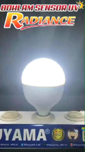 Bohlam Sensor Cahaya UV Mitsuyama LED 9W 12W 20W 30W 40 WATT LAMPU Light Sensor Radiance Cahaya Putih / Kuning Warm White 3000k