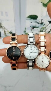 |||Bisa COD||| JAM TANGAN MIRETE FASHION RANTAI SETENGAH KERAMIK.DIJAMIN 100%REALPICT GRATIS BATERAI CADANGAN.