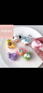 【TERESA】A194 Cute 3D Cartoon Doll Keychain | Rantai Kunci Patung Kartun 3D Comel | 可爱卡通立体公仔钥匙扣