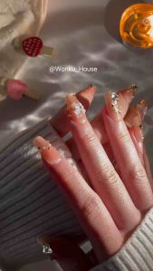 Pakai Kuku Handmade Penuh – Siri Kupu-Kupu Kristal 4- Dilengkapi dengan Kit Alat Lengkap / 100% Handmade Wearable Nails – Crystal Butterfly Series 4 ✨ - Comes with Full Tool Kit