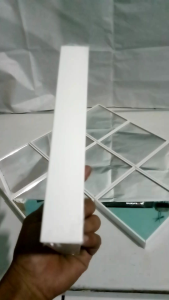 cermin kotak tempel ukuran 17x17 cm full frame