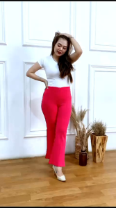 Celana Cutbray Scuba Wanita Premium: Desain Nyaman & Tahan Lama