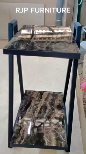 RJP FURNITURE Meja Tamu Minimalis Samping Meja Kopi Meja Samping Coffee Table Beside Table Hias Meja Ruang Tamu Kayu Minimalis Murah Aestetic- CARERA SERIES TABLE