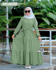 GAMIS HAWA BY AKU KARISSA DRESS CANTIK OOTD WANITA VIRAL