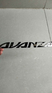 Emblem Tulisan Logo Stiker Huruf Avanza Original Semua Tahun