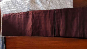 ชุดไตร ไตรผ้ามัสลิน ตะเข็บคู่9ขันธ์ ชุดไตร 7ชิ้นสังฆาฏิชั้นเดียว