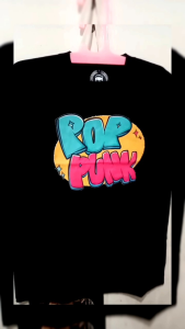 Kaos Pria KEREN TERBARU & TERMURAH POP PUNK / T-shirt Pakaian Pria & Wanita / Baju Distro Lengan Pendek Bahan Cotton Combed 30s Berkualitas