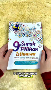 9 Surah Pilihan Istimewa: sudah dilengkapi bonus audio murrotal yang dapat diakses dengan media digital memudahkan kita untuk meresapi maknanya~ Winonabooks × PQS