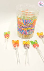 30pcs BUTTERFLY LOLLIPOP CANDY/loot bag fillers/paninda/giveaways/party favors.