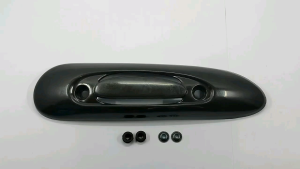 Pelindung Knalpot Scoopy eSP (2015) \\\"A\\\" - Cover Tutup Penutup Tameng Pengaman Muffler Exhaust Kenalpot Honda Scoopy eSP Fi 2015 (K16) Hitam