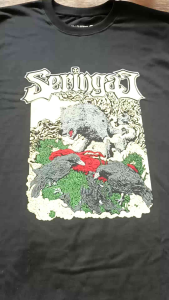 Rockstar77 Kaos band metal Seringai Wolf Crows distro