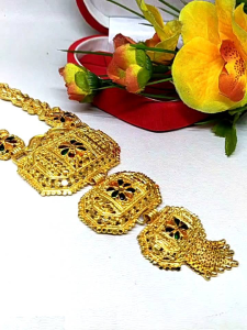 MODEL TERBARU !! Kalung Dubai India set Anting Replika Emas Murni AAKD723