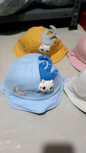 T.I - Topi Anak Perempuan Cat Stay Cool Bucket Hat Import