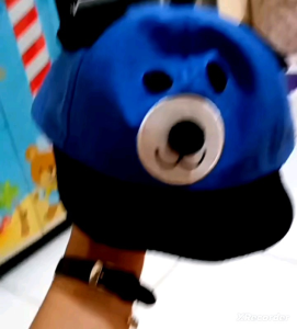 T.I - Topi Bisbol Anak Brown Bear Baseball Hat Import