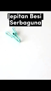 AJP1126 Klip Jepitan Serbaguna Isi 10Pcs Bahan Besi / Penjepit Jemuran Baju Kaos Kaki Pakaian Dalam