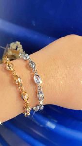 Gelang Xuping Mata Kristal Putih CXA134