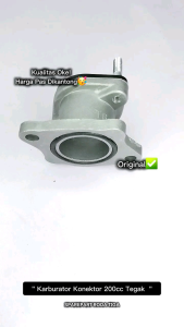 carburator connector- 200cc tipe tegak (GS 24B) sparepart roda tiga