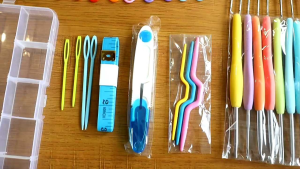 Colorful Magic Knitting Tool Set Kit Hook Needle Set Crochet Knittig Tool - 1 Set / Empty Bag