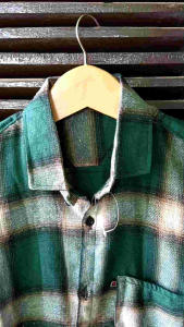 KEMEJA FLANEL 2024/ KEMEJA LENGAN PANJANG/ KEMEJA KOTAK KOTAK HIJAU