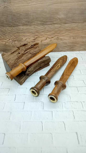 Once pipa cangklong kayu kalimosodo motif pedang R11