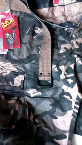 AIStore051 celana pendek loreng cargo import