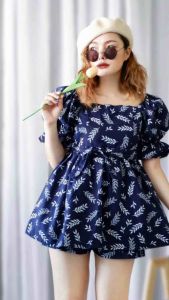 ชุดเซ็ท มินิเดรส+กางเกงขาสั้น