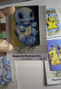 Personalized Magnetic Bookmarks for book lovers kids student. PM YOUR DESIRED CHARACTER. Minimum 4 items