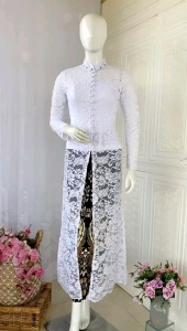 Atasan Kebaya Pengantin Brukat Full Payet untuk Pesta & Longtorso