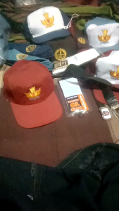 PAKET(TDSK) TOPI SEKOLAH SD POLOS SD PUTIH BELAKNG KARET BORDIR COMPUTER