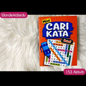 Cari Kata Mini Hebat Mahir - Minda Cerdas Cari Kata Poket - Buku Hobbies untuk Kanak Kanak