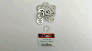 Ring Tap Oli Grand "17 (Harga Per Pak Isi 25) - Ring Reng Plat Baut Tap Oli Oil 17 Bawah Aluminium Honda Astea Prima Legenda Supra Lama 100cc Tromol Supra X Lama Supra Fit Supra X 125