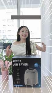Nồi chiên không dầu Paveden dung tích 5 lít chính hãng  cam kết đền tiền gấp đôi hàng ko đúng chất lượng