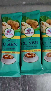Bột Củ Sen Táo Đỏ Hạnh Nhân Ngân Nhĩ (hộp 500g) An Thần Ngủ Ngon Đẹp Da Giữ Dáng