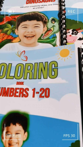 Customize Coloring books for 2-3 years old a4 size 15 pages back to back