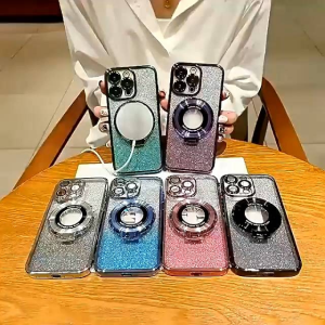 Casing Vivo Y03 / Y03 Y22 Y22s Y21 Y21s Y21T Y21a Y36 4G Y27 4G/5G Y28 Y29 Y33 Y33s Y33T Y33a Y01 Y15s Y02 Y02T Y12 Y15 Y17 Y12s Y20 Y20s Y20i Softcase Casing Standing Gliter MagSafe Terbaru