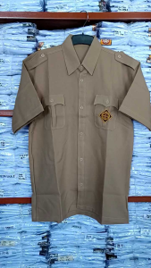 Baju Pramuka Guru Pembina Pria Pendek Bahan Rapilo Nasional Jumbo Big Size Premium Seragam Sekolah