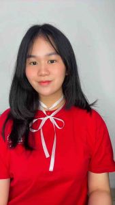 Pomy Ribbon Double Layer Wrap Necklace Kalung Lilit Kemerdekaan Merah Putih Red White Merdeka 17 Agustusan