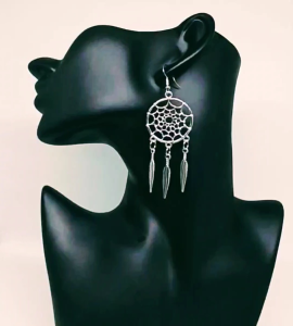 Retro tassel earrings of various colors and Bohemian Bronze Dangle Earrings