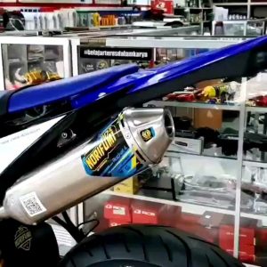 Knalpot Norifumi Rocket 4 Stainless Crf150l Klx150l Bf Se Extrem dan WR155