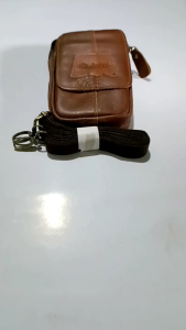 Tas Selempang / Tas Handphone Bahan Kulit Sapi Asli