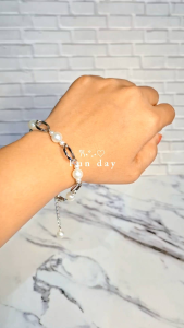 Gelang Mutiara Elegan Wanita Handmade Korea Simple Fashion Kekinian