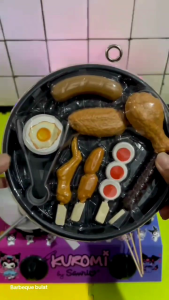Set Kompor LED Bisa Nyala LITTLE PONY / Mainan Anak Set Wajan Barbeque Dimsum